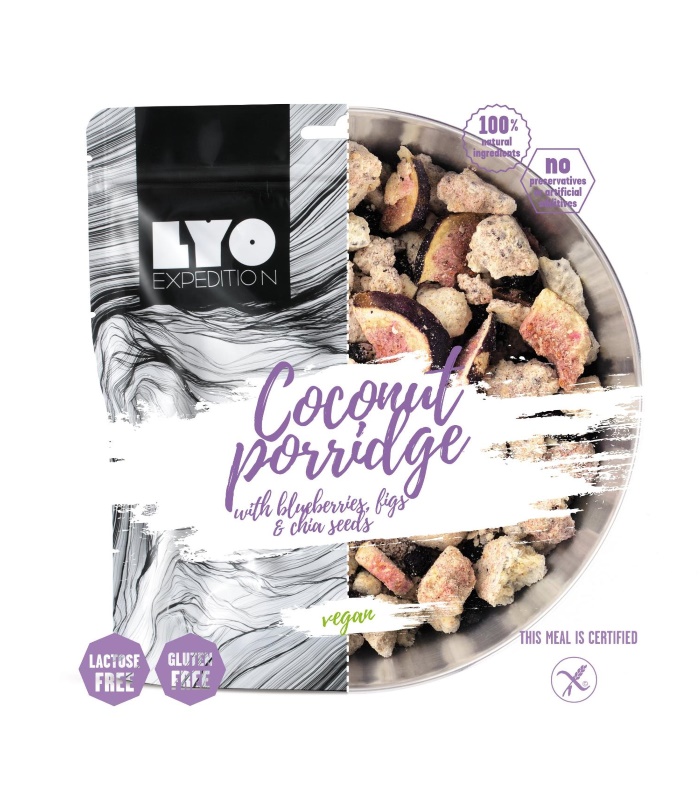 Billede af COCONUT PORRIDGE frysetørret mad fra LYO Food